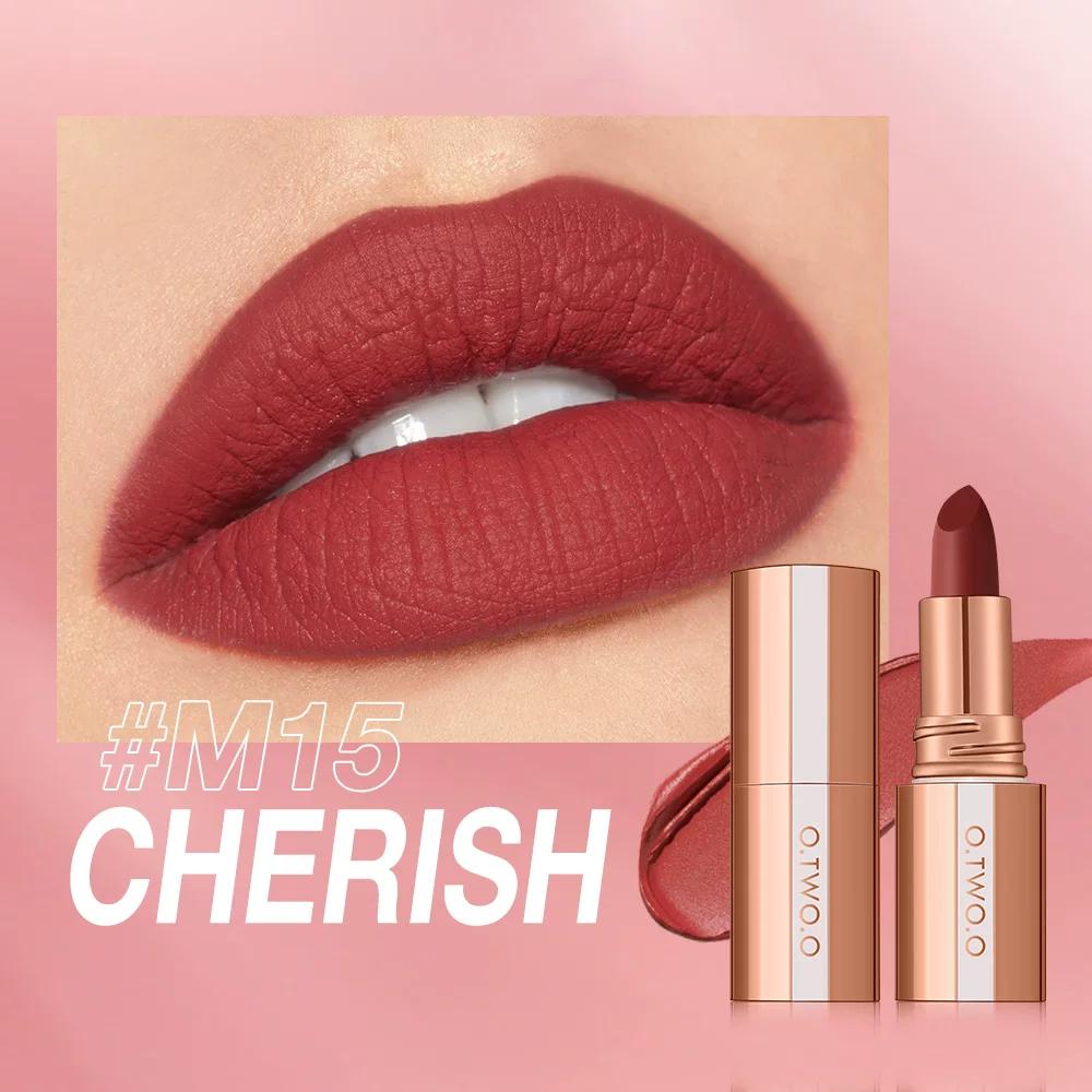 O.Two.O Mist Kiss Color Locking Matte Lipstick Sc064 Light Mist Long-Lasting Matte Velvet Lipstick