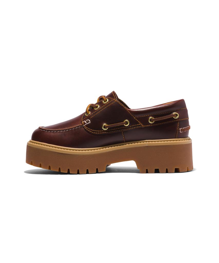 Timberland (Women'S) 3-Eye Premium Platform Boat Shoes - Burgundy / A2Qdm-D57