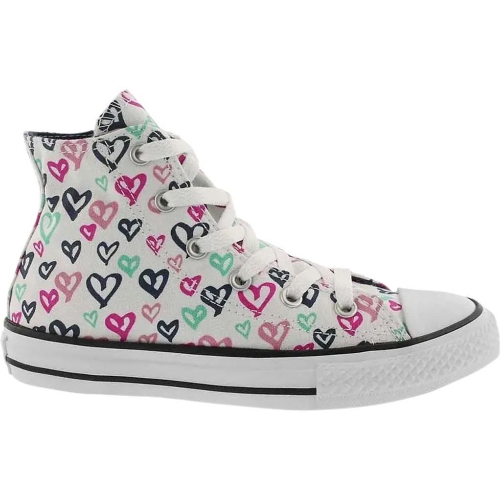 Converse Кеды Chuck Taylor All Star Hi GS Bleeding Love для детей Белый Черный 660876F