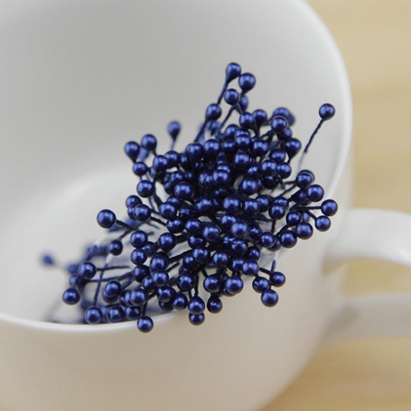 Mini Stamen Handmade Artificial Flowers Wedding Home Decoration DIY Christmas Scrapbook Accessories