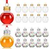 10PC/Bags With Gold Silver Hanging Ring Cover Gifts Plastic Hanging Balls DIY Crafts