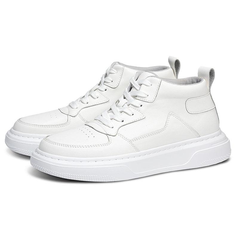 Высокие кеды Xiaobai для пар, невидимая внутренняя платформа для увеличения роста, студенческие кеды на платформе, трендовая мужская и женская обувь