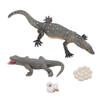 4 Pcs Lizard Life Cycle Toy PVC Realistic Educational Reptile Animal Growth Cycle Toy