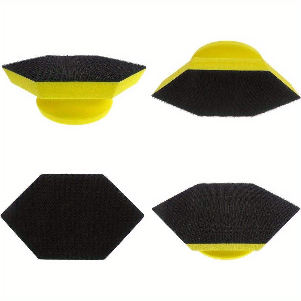 Manual Grinding Disc 90*150MM Six-sided Hand Grinding Sticky Button Tray Grinding Block Polishing Wheel Durable Hand Pad Sanding Blocks Hook