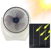 Вентилятор с солнечной панелью, солнечный вентилятор для кемпинга, солнечное зарядное устройство, уличный вентилятор, настольный вентилятор для кемпинга, пешего туризма, рыбалки, путешествий
