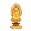 TheChanger Buddha Statue, Wood Carving, Shaka Nyorai Figurine, TheChanger Buddhist Altar Statue, Prayer, Protection from Evil, Boxwood, Flying Celesti