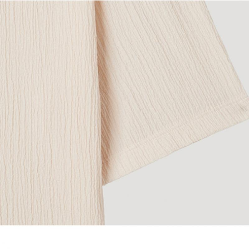 [She S miSS] Pleated Button blouSe Swwblp22170 Lb