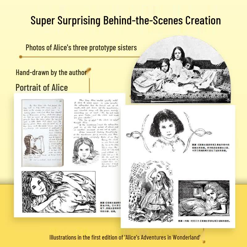 Алиса в Стране чудес Иллюстрированная книга в твердом переплете