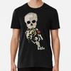 Our Flag Means Death Vomiting Skull On Skeleton Design S 5xl Made In Usa T Shirt