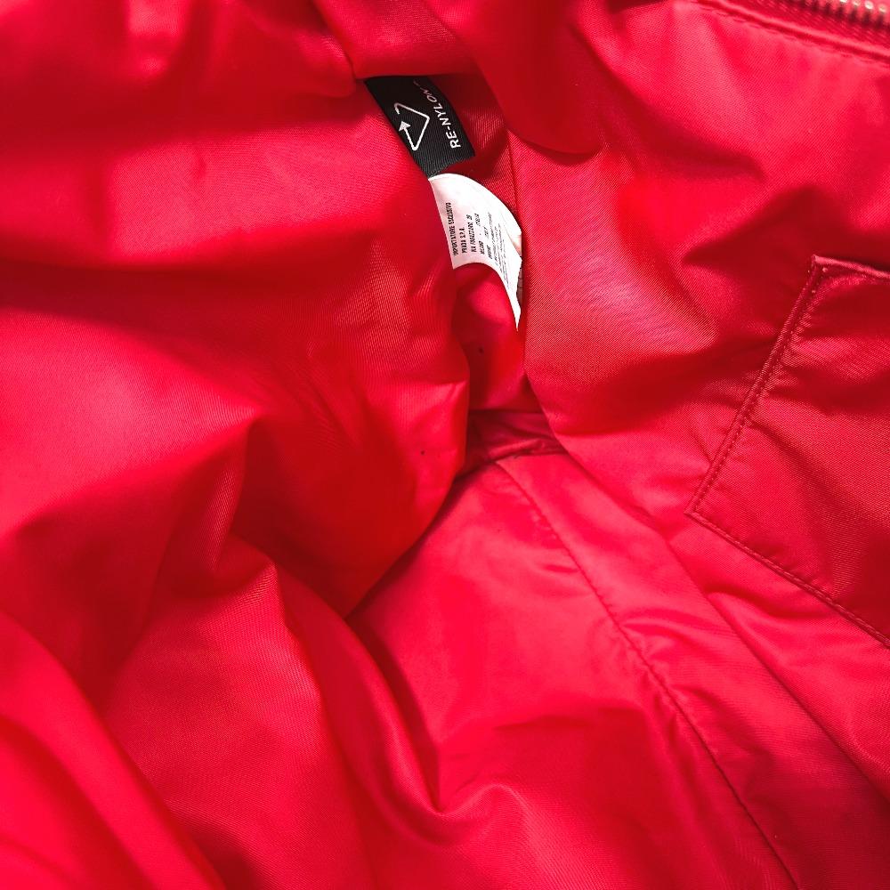 PRADA 2VG082 Re-Nylon padding Bag Tote Bag Nylon Red