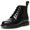 Leather Comfortable Commuting Boots Unisex Boots Black 32219001