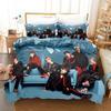 3Dbts Молодежная группа Трехпредметный пододеяльник Четырехпредметное постельное белье Домашний текстиль