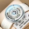 MARK FAIRWHALE Men's Quartz Watch Stylish Original Design Water-Resistant Silicone Strap Luminous Sports Casual Wristwatch