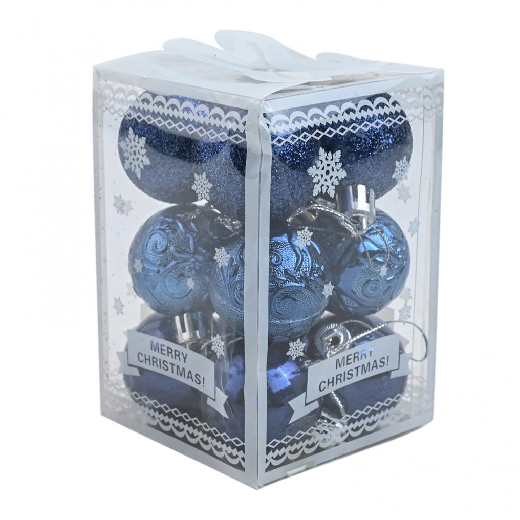 12 шт. Рождественский шар Рождественское украшение Подвеска-украшение для рождественской елки