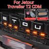 Для Jetour Traveller T2 CDM -2026 Автомобильная решетка радиатора Светло-желтый Свет Светодиодная Дневная Ходовая Лампа Передняя Предупреждающая Лампа Аксессуары