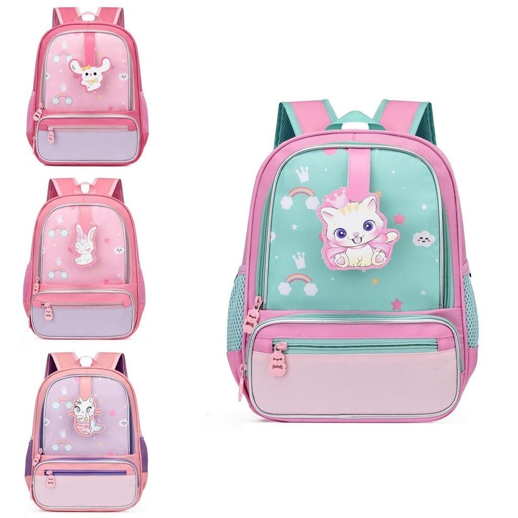 Adorable Cartoon Kids Backpack With Breathable Oxford Fabric For School Use