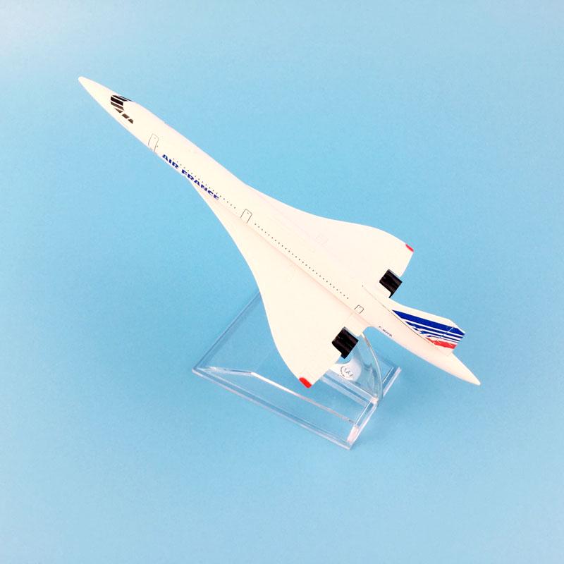 Concorde Air France Литая модель самолета Масштаб 1/400 Литой самолет Модель самолета из сплава Детские игрушки Коллекции Подарки
