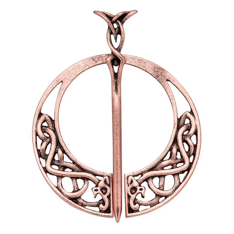 New Fashion Women Hand Forged Medieval Norse Runic Viking Jewelry Vintage Wulflund Belt Buckles Viking Cloak Brooch Cloak Pin
