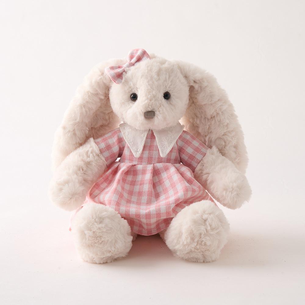 Ultra-Soft Rabbit Plush Toy Soft Stuffed Animal Doll Rabbit Doll Children's Room Decor