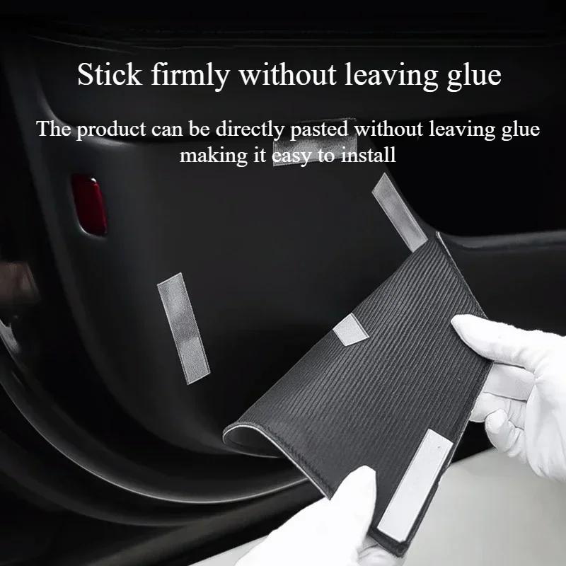 For Tesla Model Y Juniper 2025 Car Door Anti-Kick Pad Leather Sticker Trim Kit Side Door Protector Cover Car Interior Decor
