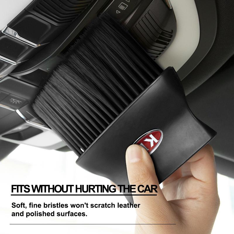 Car Dedusting Brush Air Outlet Cleaning Brush Car Accessories For KIA Ceed Rio Sportage R K2 K3 K4 K5 K6 Soul Opeima Ceed Sorento Cerato