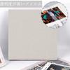 AIOR Photo Handmade Photo Large File with 20 Sheets DIY Free Cotton and Linen Perfect for and Growing Beige Self-Adhesive Album, Book, Capacity,