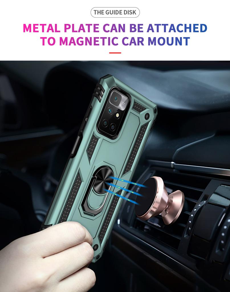 Противоударный чехол для Redmi 10 Чехол Redmi 10 Prime Ring Holder Phone Case For Redmi 10 Prime Redmi10 10Prime Funda Coque Capa