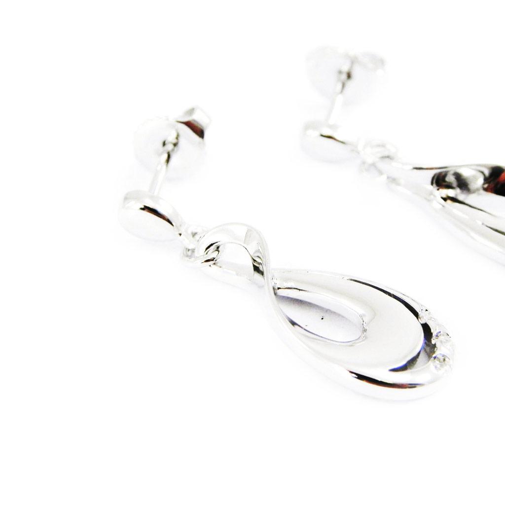 Altesse [I2932] - Серебряные серьги «Câlin», белые