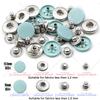 12.5/15Mm Metal Buttons Leather Snap Fasteners Round Duty Sewing Accessories Color Button For Clothes Jackets Bags Leathercrafts