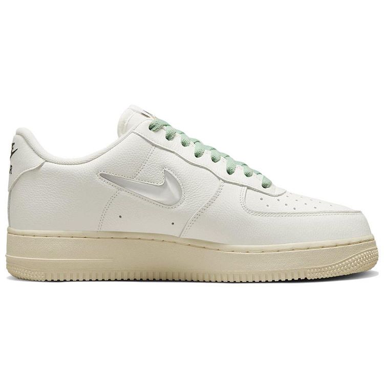 Nike Air Force 1 07 Premium Vintage Certified Fresh Men Sneakers White Sail Enamel-Green DO9785-100