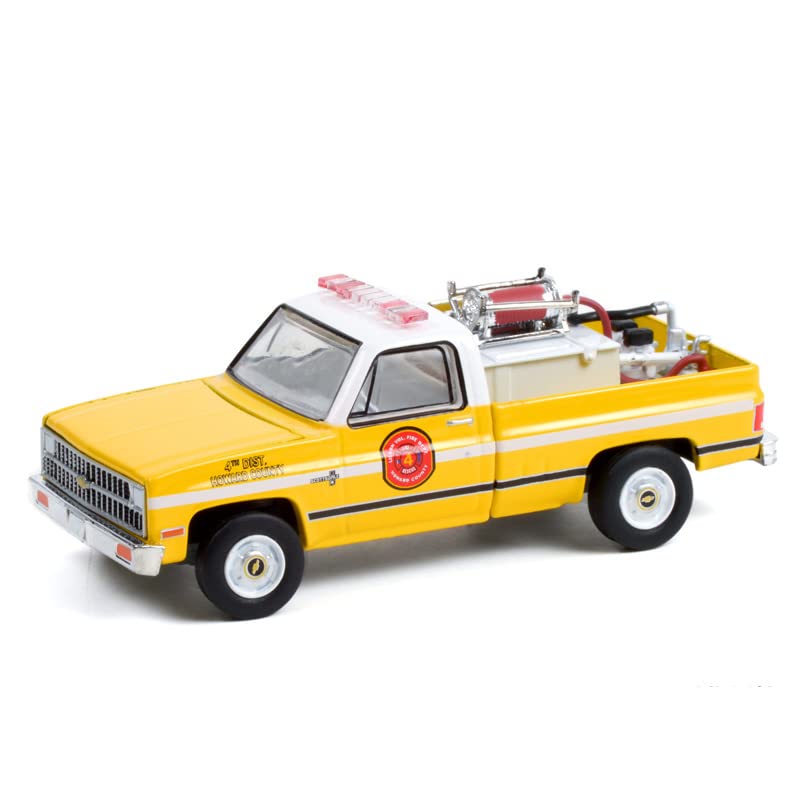 GREENLIGHT 164 Scale Fire Rescue Series 2 “1981 Chevrolet K20 Scottsdale - Lisbon Mayland Volunteer Fire Department”