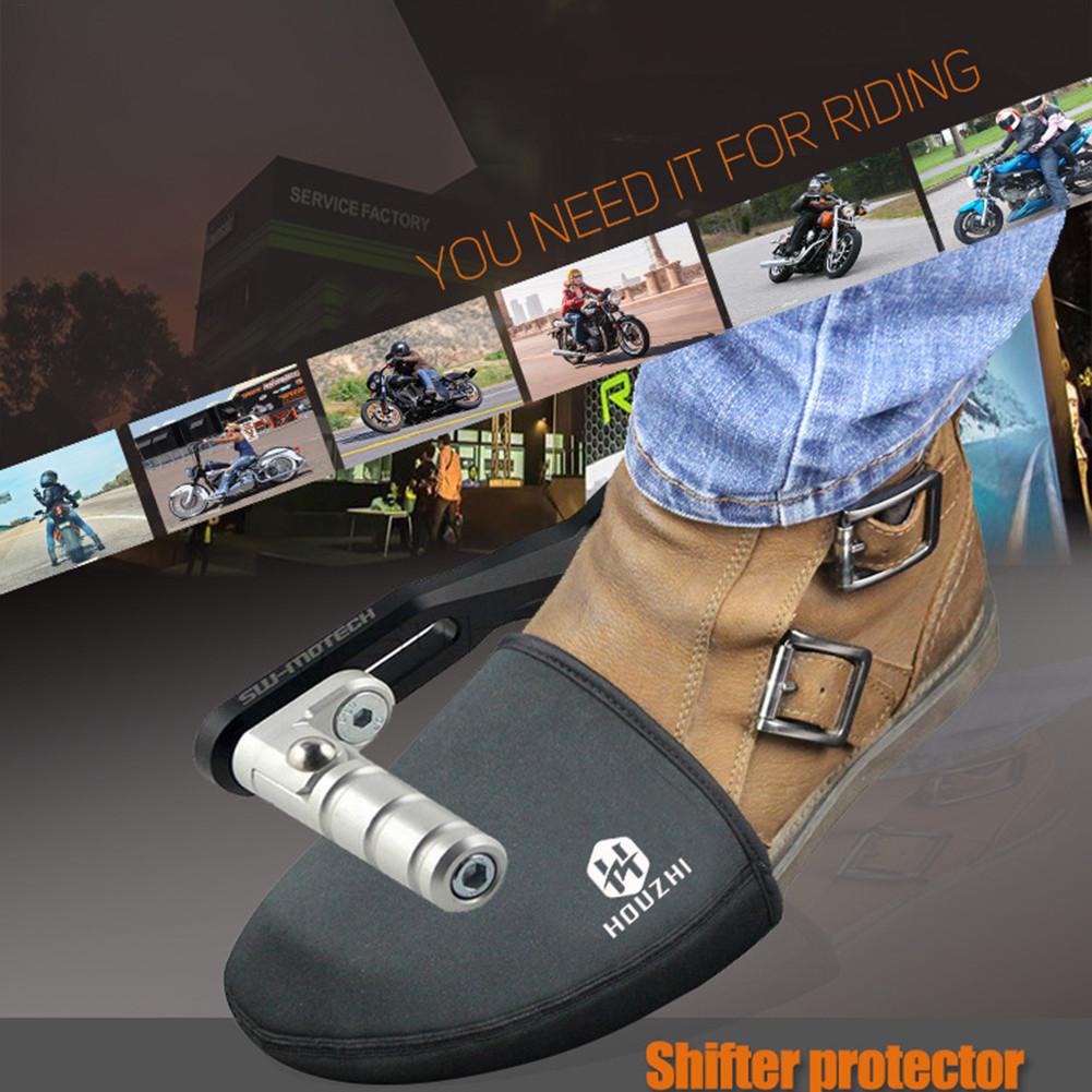 Black Motorcycle Shoes Protective Motorbike Gear Shifter Men Shoe Boots Protector Shifts Sock Boot Cover Shifter Guards