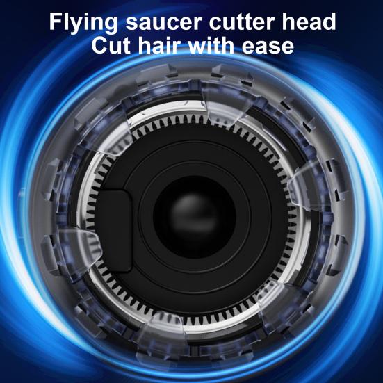 Electric Hair Clipper LED Display Rechargeable Cordless Hair Trimmer for Men 360 Degrees Flexible Cutter Self-Haircut Shortcut Kit