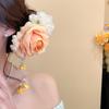 Rose Flower Butterfly Orchid Hairpin Ancient Style Hanfu Hair Accessories Flower Hair Clip  Women