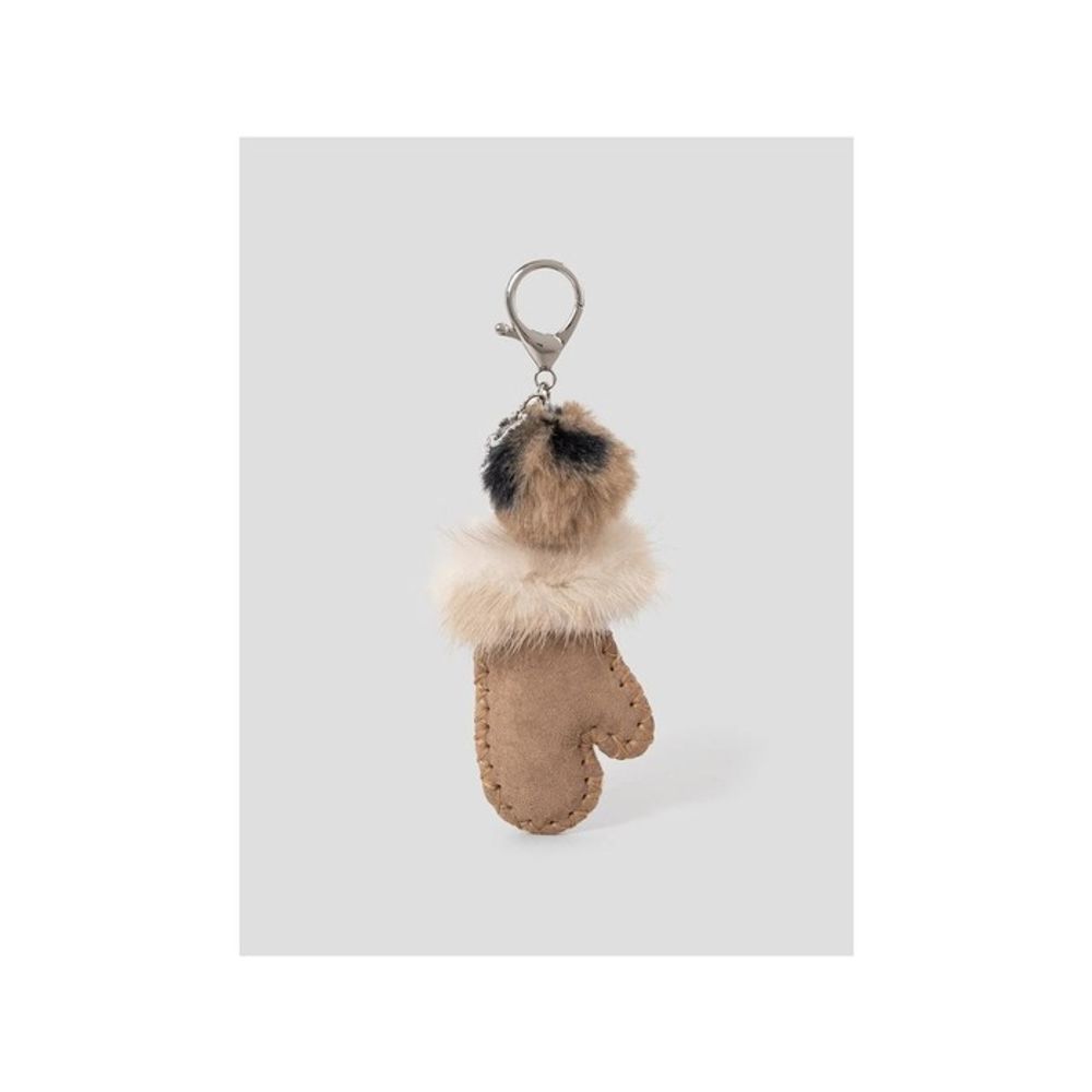 8SECONDS Fur Glove Keychain Yellowish Brown (195X8ZWY5B)