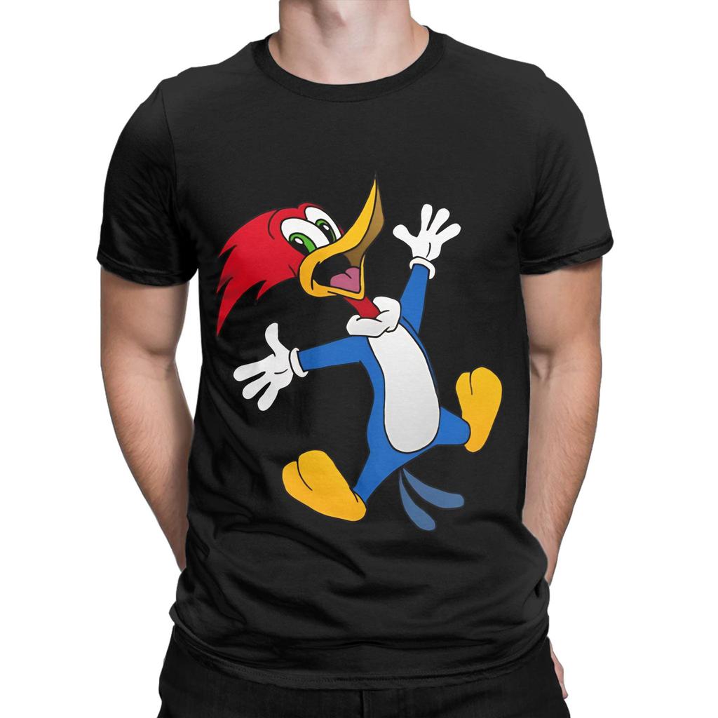 woody woodpecker painting Novelty 100 Cotton TShirt Woody Woodpecker Tops Tees For Unisex