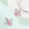 New Summer Day 925 Silver Seaside Sailboat Coconut Tree Sunglasses Camera Charms Beads Fit DIY Silver Bracelets Jewelry