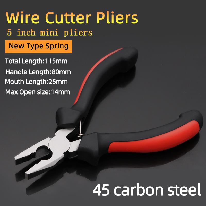 Мини-плоскогубцы, диагональные плоскогубцы, проволочные круглые изогнутые длинные игольчатые кусачки, ручная работа, бисер для самостоятельного изготовления небольших ювелирных изделий, инструменты