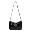Elegant Pu Leather Shoulder Bag For Women 2024 Fashionable Underarm Purse