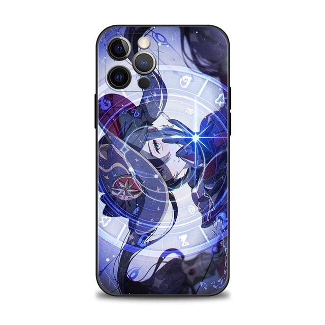 Чехол для телефона Apple Iphone 14 13 12 11 Pro Max 13 12 Mini Xs Max Xr X 7 8 6 6s Plus с рисунком Genshin Impact Aether Lumine