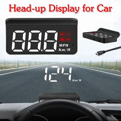 OBD2 Автомобильный проектор на лобовое стекло, проектор скорости автомобиля, цифровой спидометр, отображение температуры, аксессуары для проектора на лобовое стекло