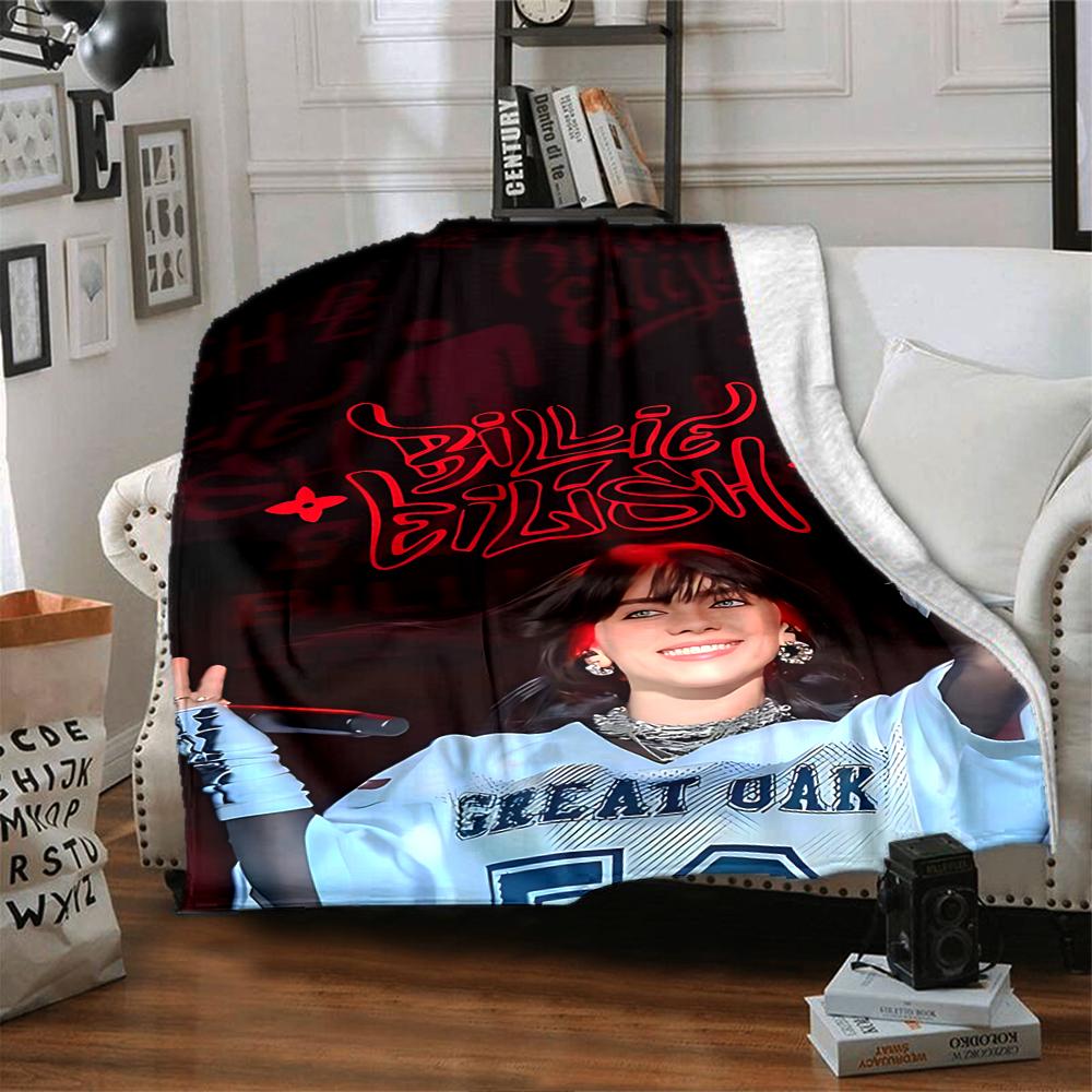 Billie Eilish Performance Blanket Soft Throw Blanket For Home Bedroom Bed Sofa Travel Office Solid Christmas Blanket