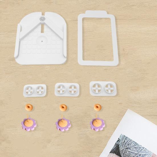 1 Набор инструментов для позиционирования Изготовление серег V-образное позиционирование Различные размеры круглых