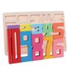 Large Particle Digital Building Blocks Wooden Stacking Blocks Creative 3D Digital Puzzle  Kids Gift