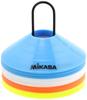 MIKASA Marker Cone Set of 40 10 Each Orange/White/Yellow/Blue CO40-MINI