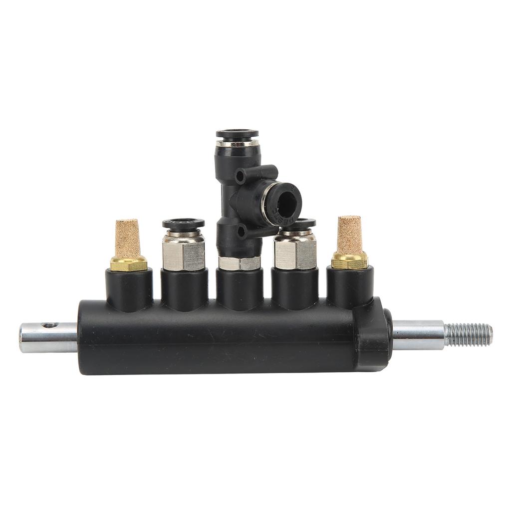 Tire Changer Machine Air Control Foot Pedal Valve 5 Way Aluminium Alloy 36mm Hole Distance Replacement Supplies