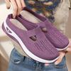 Fashion 2025 Women's Summer Hollow Breathable Casual Shoes Lazy People Slip On Slippers Soft Soled Comfortable Flat Shoes Zapatos Mujer