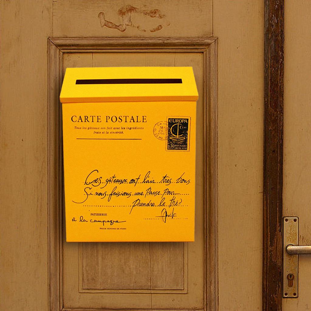 Contemporary Wall Mounted Mailbox for Stylish Outdoor Decor