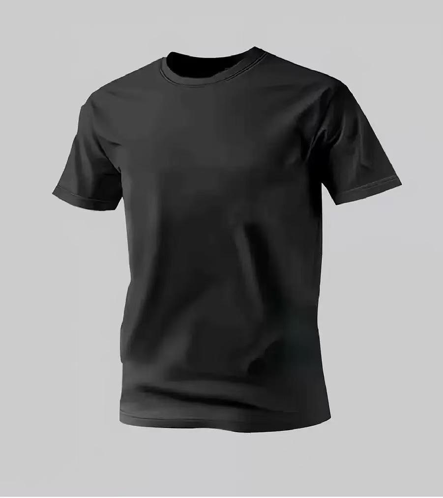 Men's Casual Sports Suit: Quick-Dry Ice Silk T-Shirt & Shorts for Summer Running