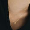 Poery Mini Loop Necklace_Gold